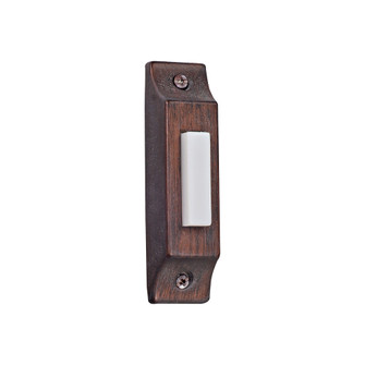 Surface Mount Die-Cast Builder's Series LED Lighted Push Button in Rustic Brick (20|BSCB-RB)