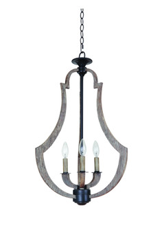Winton 3 Light Foyer in Weathered Pine/Bronze (20|35133-WP)