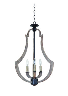 Winton 3 Light Foyer in Weathered Pine/Bronze (20|35133-WP)