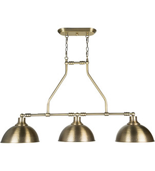 Timarron 3 Light Island in Legacy Brass (20|35973-LB)