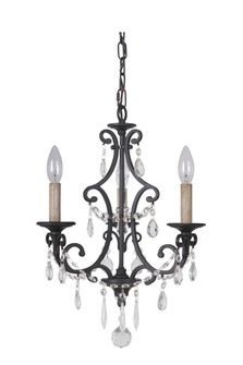 Bentley 3 Light Chandelier in Matte Black (20|38923-MBK)