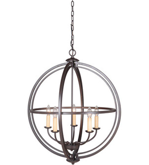 Berkeley 5 Light Foyer in Espresso (20|40135-ESP)