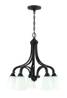 Grace 5 Light Down Chandelier in Espresso (20|41915-ESP)