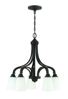 Grace 5 Light Down Chandelier in Espresso (20|41915-ESP)
