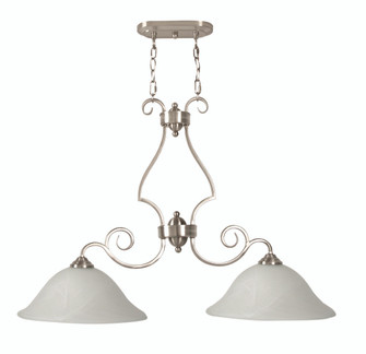 Cecilia 2 Light Island in Brushed Satin Nickel (20|7136BNK2)