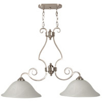 Cecilia 2 Light Island in Brushed Satin Nickel (20|7136BNK2)