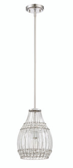 1 Light Mini Pendant with Rods in Chrome (20|P595CH1)