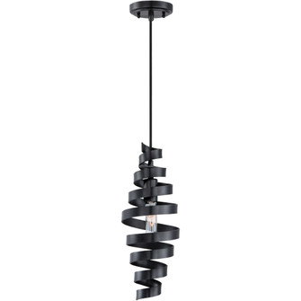 1 Light Mini Pendant in Matte Black (20|P716MBK1)
