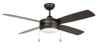Laval 52'' 4-Blade Ceiling Fan in Espresso w/ Espresso/Dark Walnut Blades; Integrated Light Kit (20|LAV52ESP4LK-LED)