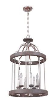 Ashwood 6 Light Foyer in Polished Nickel/Greywood (20|36536-PLNGRW)