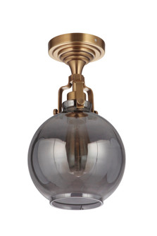 State House 13.6'' 1 Light Semi Flush in Vintage Brass (20|X8308-VB)