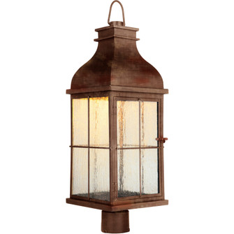 Vincent 26.75'' Outdoor LED Post Mount in Weathered Copper (20|ZA1825-WC-LED)