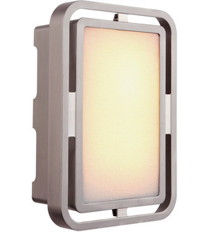 Metal Frame LED Illuminated Chime with White Linen Glass (20|ICH1735-BNK)