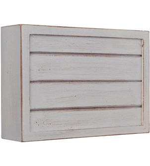 Shiplap Design Chime in White Wash (20|CH1305-WW)
