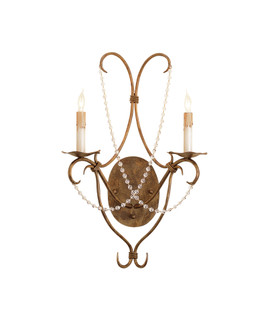 Crystal Lights Gold Wall Sconce (92|5880)