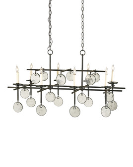 Sethos Black Rectangular Chandelier (92|9124)