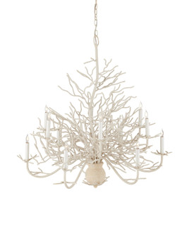 Seaward Large White Chandelier (92|9188)