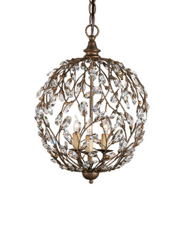 Crystal Bud Gold Orb Chandelier (92|9652)