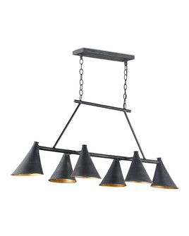 Culpepper Black Rectangular Chandelier (92|9841)