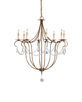Crystal Lights Large Gold Chandelier (92|9881)