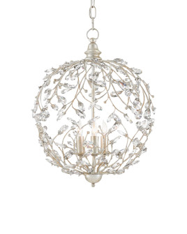 Crystal Bud Silver Orb Chandelier (92|9000-0076)