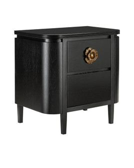 Briallen Black Nightstand (92|3000-0098)