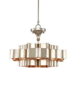 Grand Lotus Small Silver Chandelier (92|9000-0374)