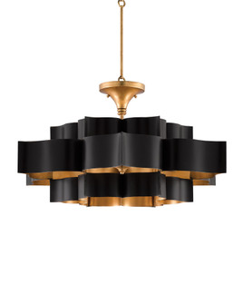 Grand Lotus Large Black Chandelier (92|9000-0429)