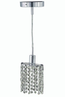 Mini 1 light Chrome Pendant (758|1281D-R-E-CL/RC)