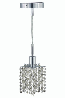 Mini 1 light Chrome Pendant (758|1281D-R-P-CL/RC)