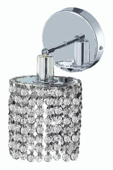 Mini 1 light Chrome Wall Sconce (758|1281W-R-R-CL/SS)