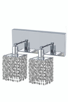 Mini 2 light Chrome Wall Sconce (758|1282W-O-S-CL/SA)