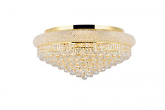 Primo 15 light Gold Flush Mount Clear Royal Cut Crystal (758|V1800F28G/RC)