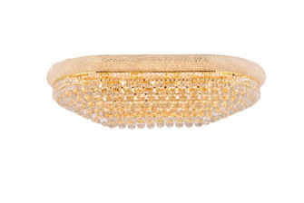 Primo 24 light Gold Flush Mount Clear Royal Cut Crystal (758|V1800F40SG/RC)