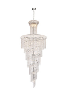 Spiral 32 Light Chrome Chandelier Clear Royal Cut Crystal (758|V1800SR36C/RC)