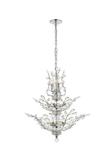 Orchid 13 Light Chrome Chandelier Clear Royal Cut Crystal (758|V2011D27C/RC)