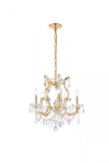 Maria Theresa 6 light Gold Pendant Clear Royal Cut Crystal (758|2800D20G/RC)