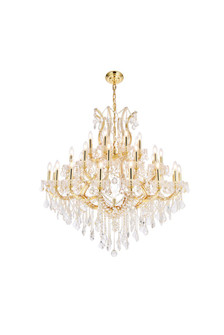 Maria Theresa 37 Light Gold Chandelier Clear Royal Cut Crystal (758|2800G44G/RC)