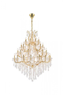Maria Theresa 49 light Gold Chandelier Clear Royal Cut Crystal (758|2800G46G/RC)