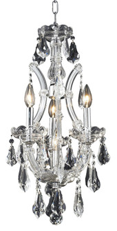 Maria Theresa 4 Light Chrome Chandelier Clear Royal Cut Crystal (758|2801D12C/RC)