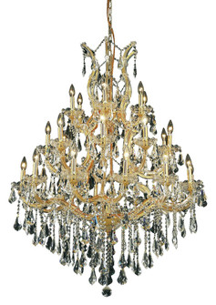 Maria Theresa 28 Light Gold Chandelier Clear Royal Cut Crystal (758|2801D38G/RC)