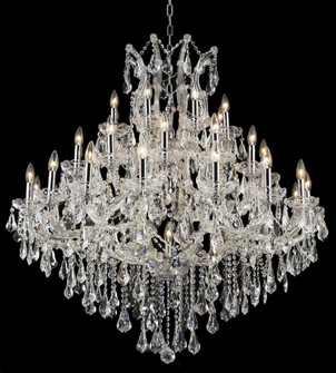 Maria Theresa 37 light Chrome Chandelier Clear Royal Cut Crystal (758|2801G44C/RC)