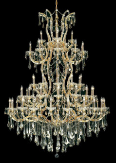 Maria Theresa 61 light Gold Chandelier Golden Teak (Smoky) Royal Cut Crystal (758|2801G54G-GT/RC)