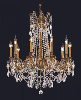 Rosalia 10 light French Gold Chandelier Clear Royal Cut Crystal (758|9210D28FG/RC)