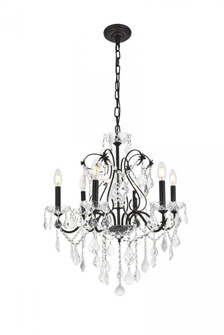 St. Francis 6 light Dark Bronze Chandelier Clear Royal Cut Crystal (758|V2015D24DB/RC)