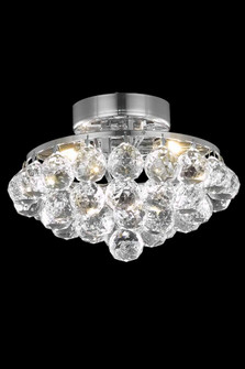 Corona 3 light Chrome Flush Mount Clear Royal Cut Crystal (758|V9805F10C/RC)