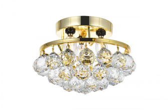 Corona 3 light Chrome Flush Mount Clear Royal Cut Crystal (758|V9805F10G/RC)