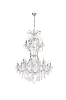 Maria Theresa 36 Light Chrome Chandelier Clear Royal Cut Crystal (758|2800D46C/RC)