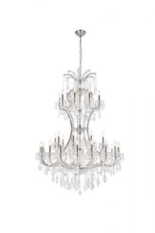 Maria Theresa 36 light Chrome Chandelier Clear Royal Cut Crystal (758|2800D46C/RC)