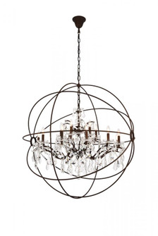 Geneva 18 light Rustic Intent Chandelier Clear Royal Cut crystal (758|1130G43RI/RC)